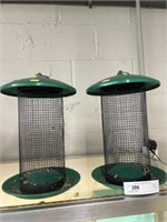 Two Bird Feeders