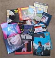 Elvis Vinyl Record Albums & Book