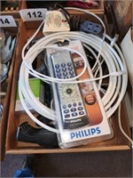 TV REMOTE- ETHERNET CABLE & OTHER ITEMS