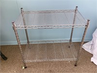 Metal shelving unit/small