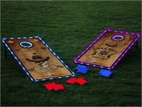 RayChee LED Cornhole Set  4'x2'/3'x2'