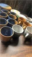 Assortment Of Coffee Cups & Saucers