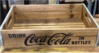 Coke wooden tray