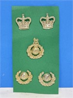 Cap Medals; Perhaps Un Origin