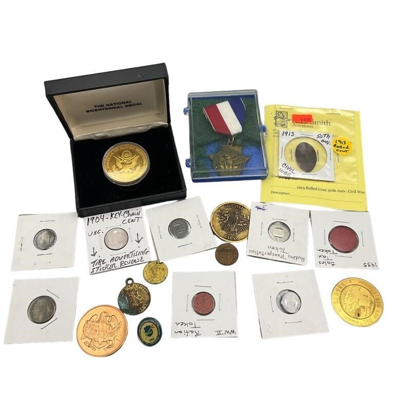 Medals, Tokens & Coins