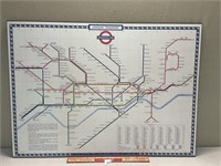 INTERESTING UNDERGROUND LONDON TRANSPORT MAP