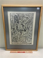 UNIQUE SIGNED AND NUMBERED FRAMED PRINT