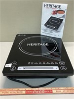 HERITAGE PORTABLE INDUCTION COOKTOP LIKE NEW