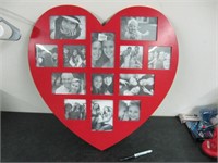 LARGE HEART PICTURE FRAME
