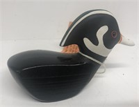 Folkart Golf wooden duck head