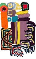 Crochet Items and Yarn