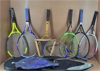 Tennis Rackets w/ Some Cases