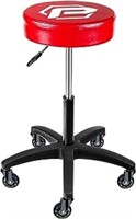 Powerbuilt Rolling Shop Stool With Adjustable