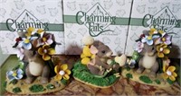 T - 3 CHARMING TAILS FIGURINES (L111)