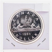 1963 Canada Silver Dollar MS65 ICCS