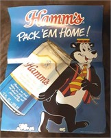 24"x18" 1987 Hamm's Beer Poster