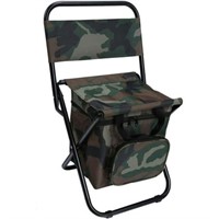 GVDV Foldable Fishing Chair with Cooler Bag  Outdo