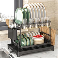 2-Tier Dish Racks for Kitchen  Durable Drying Rack