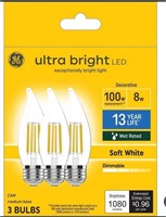 3 Packs 100w Replacement LED bulbs (2 per pack)