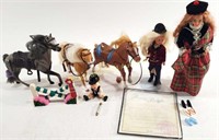 Assortment of Mattel Barbie Equestrian Collection