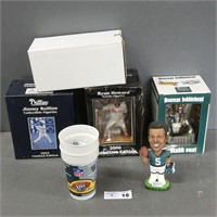 Rollins, Howard, McNabb Bobbleheads