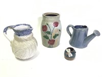 Art Pottery Pitcher Watering Can +