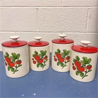 Strawberry Canister Set