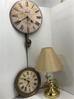 L’Hotel Du Canal St. Martin Clocks & Brass Lamp