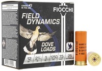 Fiocchi 12GT75 Field Dynamics Dove  Quail 12 Gauge