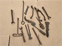 Antique iron tools