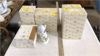 Precious moments figurines 5 boxes in lot