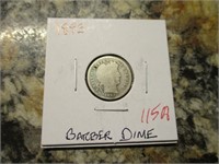 1893 Barber Dime