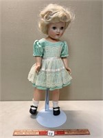 NICE VINTAGE IDEAL DOLL WITH STAND