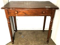 Wooden Entry Table with One Drawer