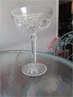 Cut-Glass Compote Dish on Stand