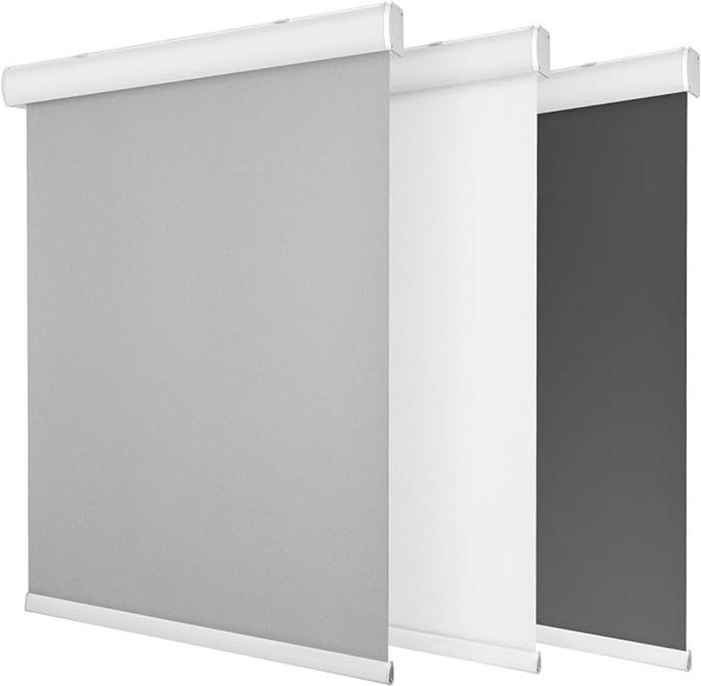 Allesin 100% Blackout Cordless Roller Shades For