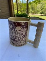 Vintage 70's Tiger Mug