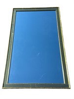 Gold LABARGE Faux Bamboo Mirror