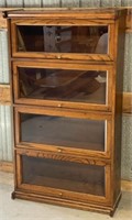 VINTAGE BARRISTER'S STYLE BOOKCASE.