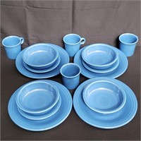 Group of Fiesta ceramic dishware