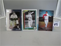 Assorted Greats in Baseball Cards