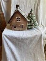 Ceramic Christmas House