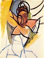 A Girl From Avignon LTD EDT Giclee Pablo Picasso