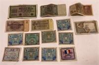 Lot Of WWII Military Currency / Vintage German