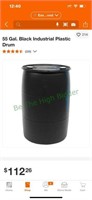 55 gallon plastic drum