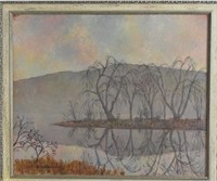 Schnakenberg Landscape Oil on Canvas ( B.1892)