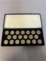 Gold Plated Quarter Set from 1999-2002