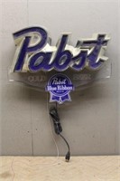 PABST BLUE RIBBON LIGHTED SIGN, DOES NOT WORK