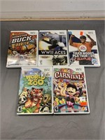 (5) Assorted Wii Games (View Photos)
