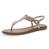 Brand Roman Gladiator Fashion Flip Flop Shoes Ros5